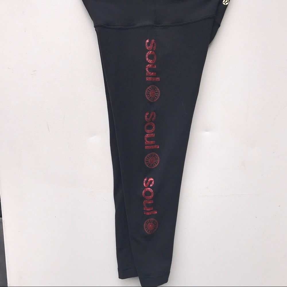 LULULEMON soul cycle leggings black 6 pants - Picture 4 of 8